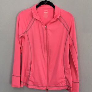 Small Danskin hot pink zip up jacket